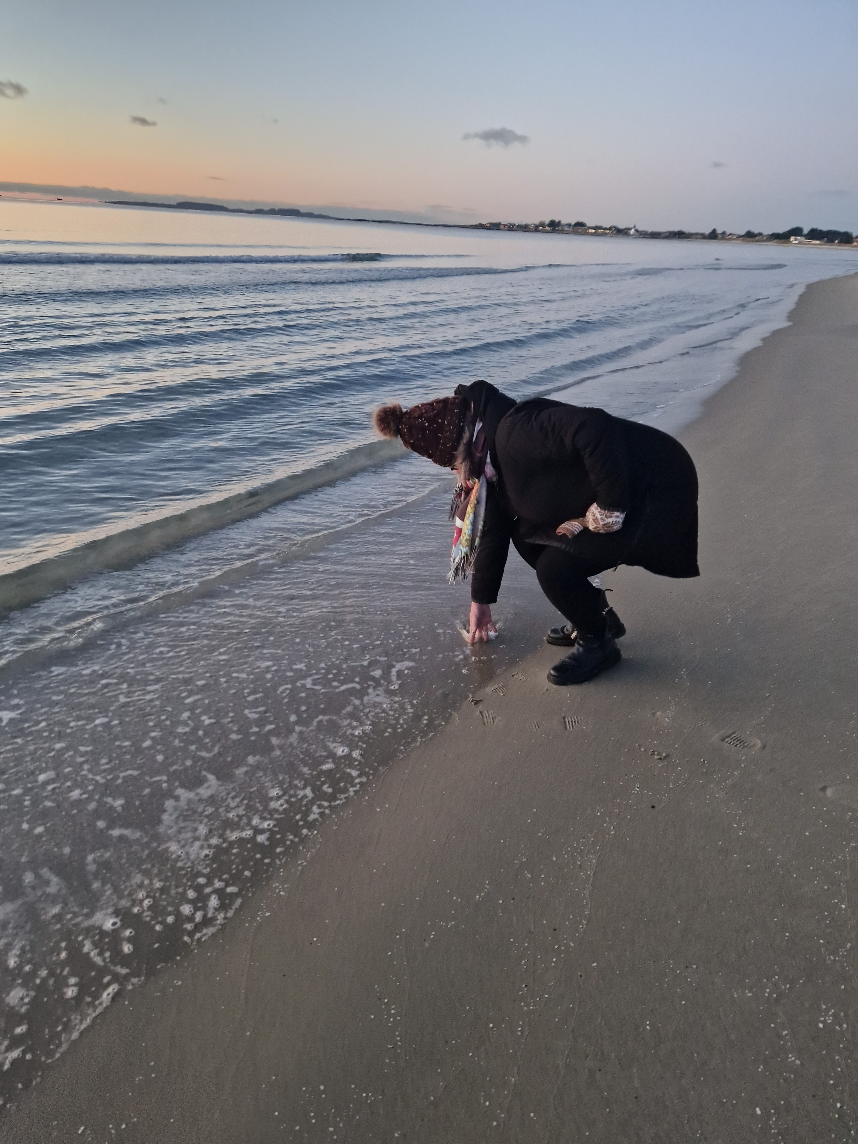 Kvinne på stranden