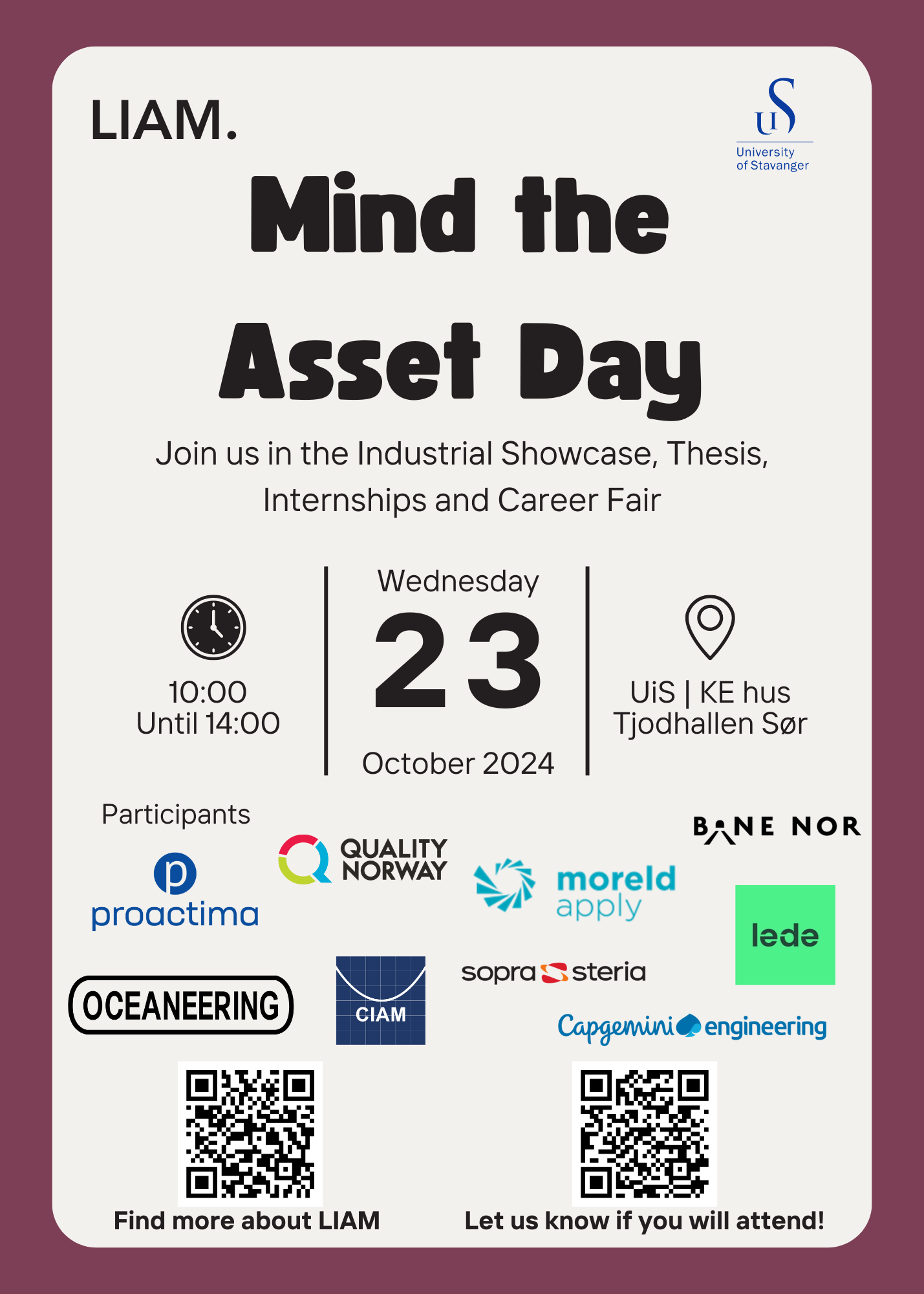 Plakat for Mind the Asset Day