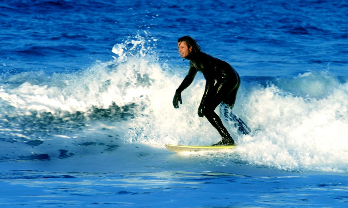 Surfer på Jæren