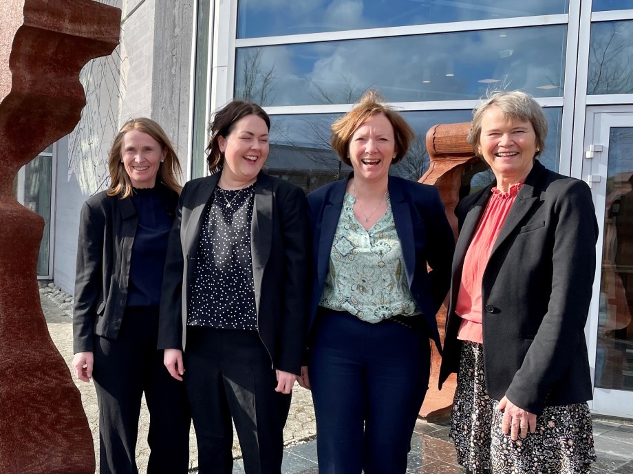 Trude Havik, Maren Stahl Lerang, Sigrun Ertesvåg og Elsa Westergård